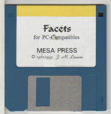 original Facets for DOS diskette