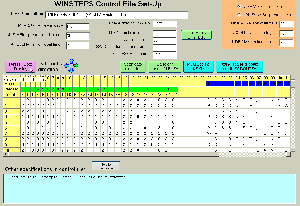 Winsteps Control and Data set-up screen